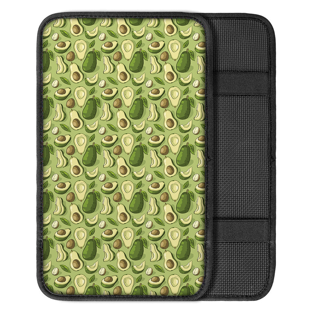 Cartoon Avocado Pattern Print Car Center Console Cover