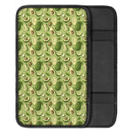 Cartoon Avocado Pattern Print Car Center Console Cover