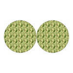 Cartoon Avocado Pattern Print Car Coasters