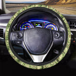 Cartoon Avocado Pattern Print Car Steering Wheel Cover