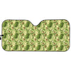 Cartoon Avocado Pattern Print Car Sun Shade