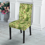 Cartoon Avocado Pattern Print Dining Chair Slipcover