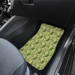 Cartoon Avocado Pattern Print Front and Back Car Floor Mats