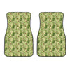 Cartoon Avocado Pattern Print Front Car Floor Mats