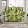 Cartoon Avocado Pattern Print Half Sofa Protector