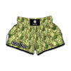 Cartoon Avocado Pattern Print Muay Thai Boxing Shorts