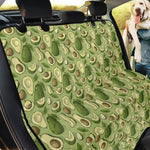 Cartoon Avocado Pattern Print Pet Car Back Seat Cover