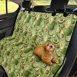 Cartoon Avocado Pattern Print Pet Car Back Seat Cover