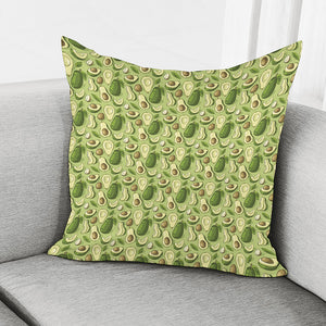 Cartoon Avocado Pattern Print Pillow Cover