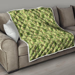 Cartoon Avocado Pattern Print Quilt