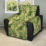 Cartoon Avocado Pattern Print Recliner Protector