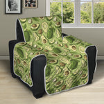 Cartoon Avocado Pattern Print Recliner Protector