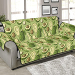 Cartoon Avocado Pattern Print Sofa Protector