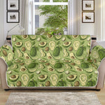 Cartoon Avocado Pattern Print Sofa Protector