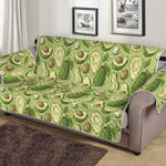 Cartoon Avocado Pattern Print Sofa Protector