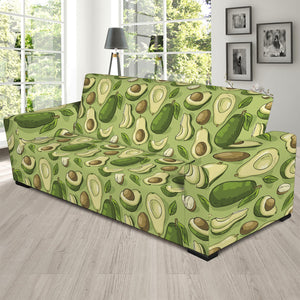 Cartoon Avocado Pattern Print Sofa Slipcover