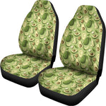 Cartoon Avocado Pattern Print Universal Fit Car Seat Covers