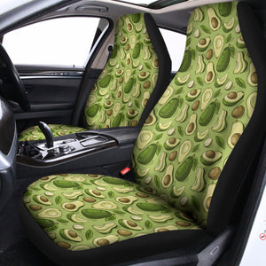 Cartoon Avocado Pattern Print Universal Fit Car Seat Covers