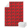 Cartoon Balearic Donkey Pattern Print Blanket