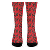 Cartoon Balearic Donkey Pattern Print Crew Socks