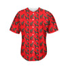 Cartoon Balearic Donkey Pattern Print Men's Baseball Jersey