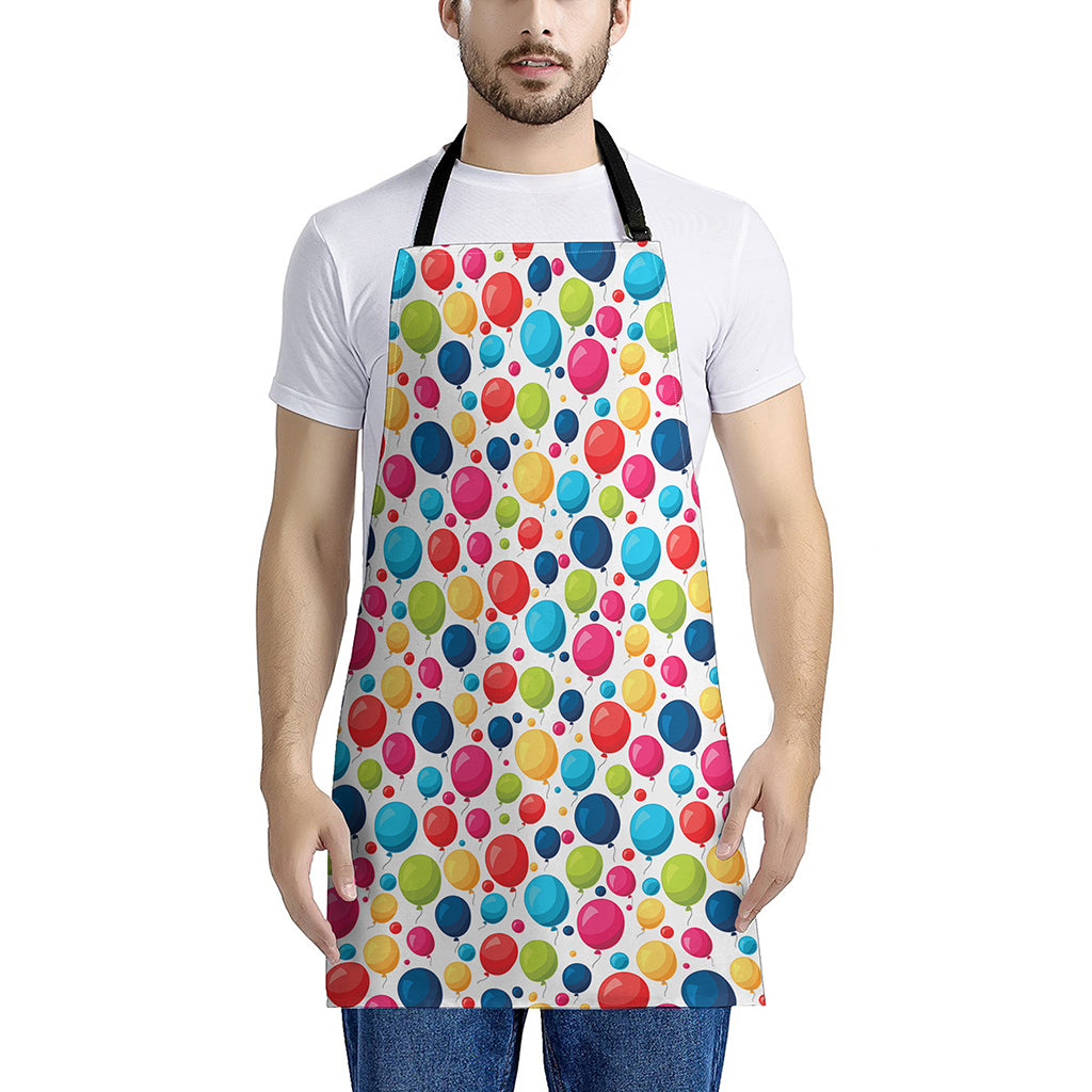 Cartoon Balloon Pattern Print Apron