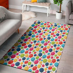 Cartoon Balloon Pattern Print Area Rug