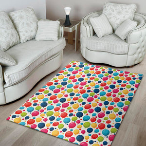 Cartoon Balloon Pattern Print Area Rug