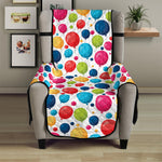 Cartoon Balloon Pattern Print Armchair Protector