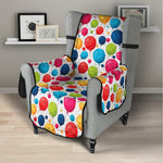 Cartoon Balloon Pattern Print Armchair Protector