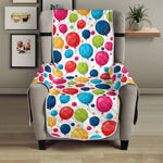 Cartoon Balloon Pattern Print Armchair Protector