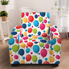 Cartoon Balloon Pattern Print Armchair Slipcover