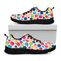 Cartoon Balloon Pattern Print Black Running Shoes