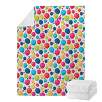 Cartoon Balloon Pattern Print Blanket