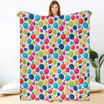 Cartoon Balloon Pattern Print Blanket