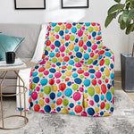 Cartoon Balloon Pattern Print Blanket