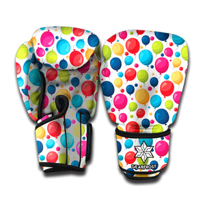 Cartoon Balloon Pattern Print Boxing Gloves