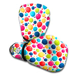 Cartoon Balloon Pattern Print Boxing Gloves