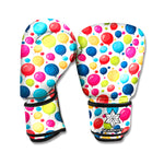 Cartoon Balloon Pattern Print Boxing Gloves