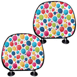 Cartoon Balloon Pattern Print Car Headrest Covers