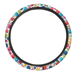 Cartoon Balloon Pattern Print Car Steering Wheel Cover