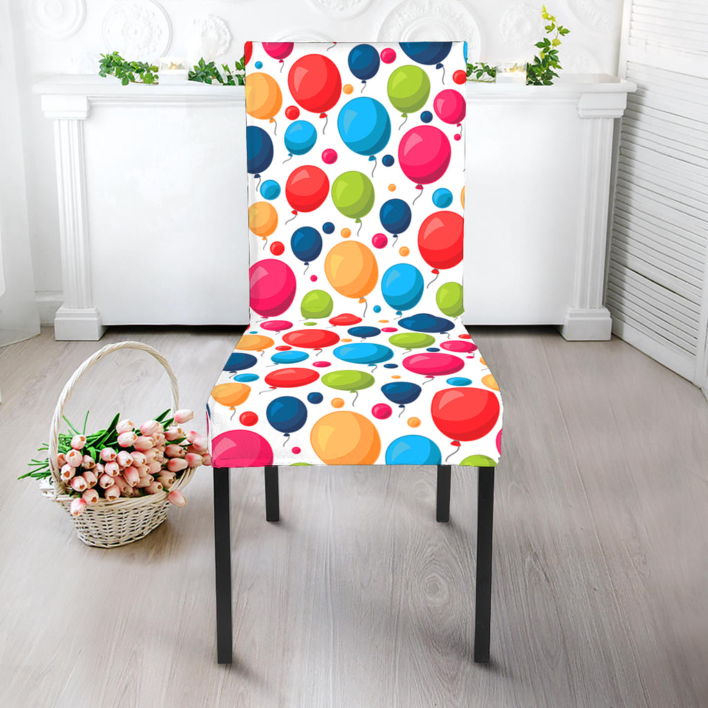 Cartoon Balloon Pattern Print Dining Chair Slipcover