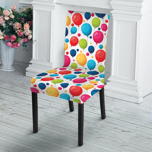 Cartoon Balloon Pattern Print Dining Chair Slipcover