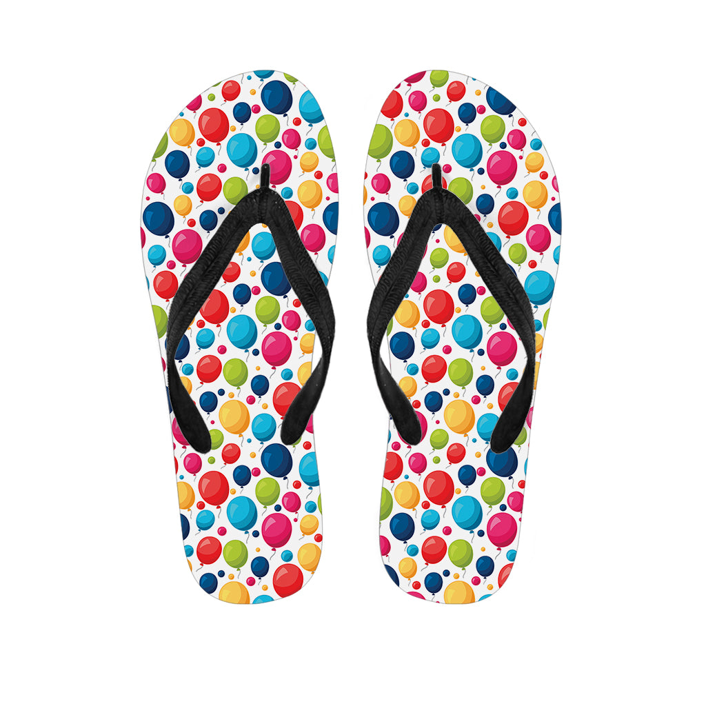 Cartoon Balloon Pattern Print Flip Flops