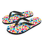 Cartoon Balloon Pattern Print Flip Flops