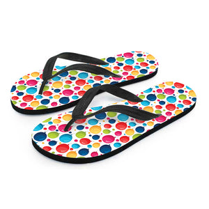 Cartoon Balloon Pattern Print Flip Flops