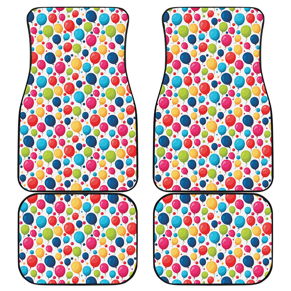 Cartoon Balloon Pattern Print Front and Back Car Floor Mats