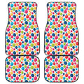 Cartoon Balloon Pattern Print Front and Back Car Floor Mats
