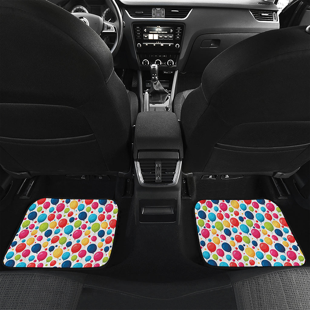 Cartoon Balloon Pattern Print Front and Back Car Floor Mats