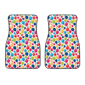 Cartoon Balloon Pattern Print Front Car Floor Mats